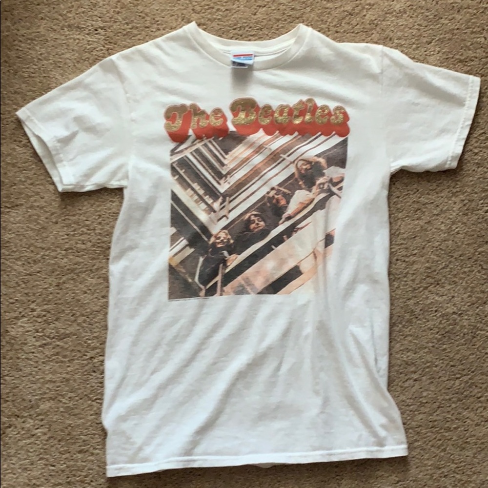 junk food tees xs beatles tshirt